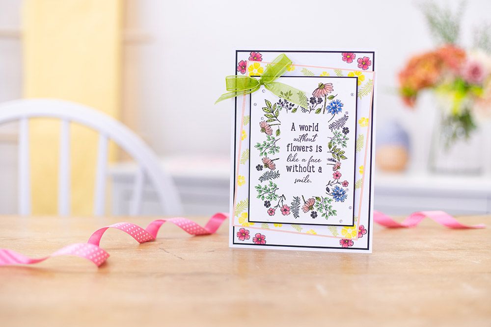Crafters Companion Photopolymer Stamp - Wild Blooms