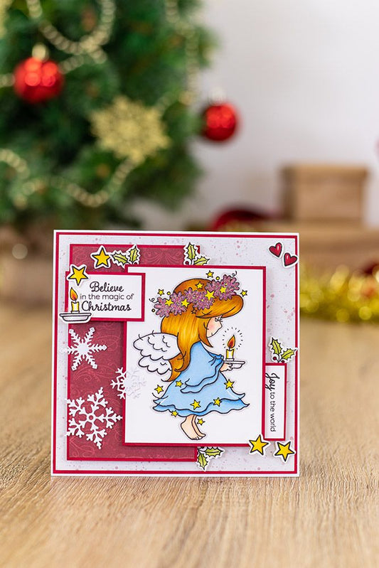 Annabel Spenceley Photopolymer Stamp - Be merry and bright
