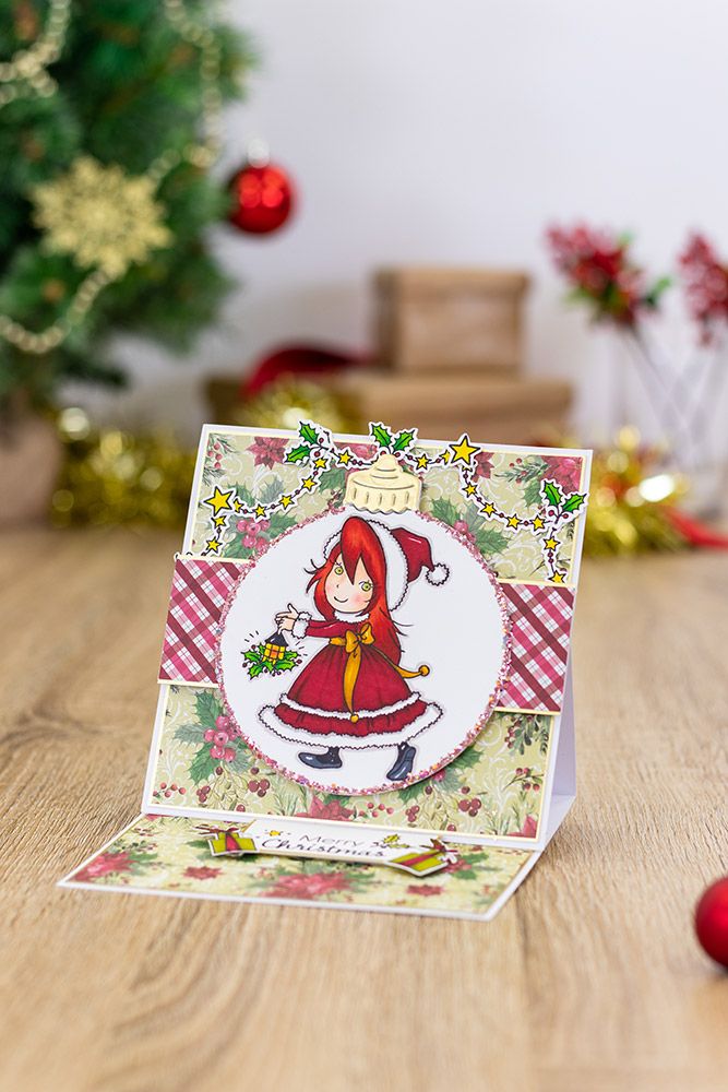Annabel Spenceley Photopolymer Stamp - Making spirits bright