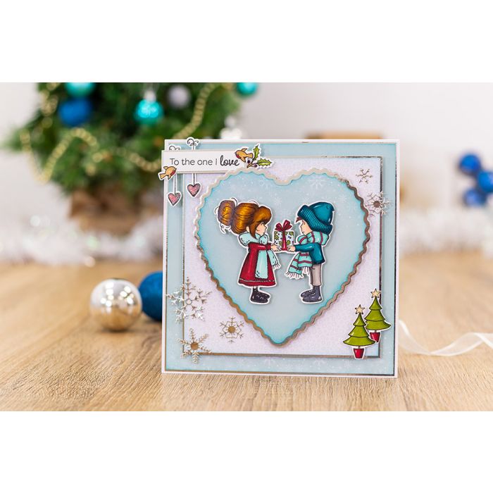 Annabel Spenceley Photopolymer Stamp - Happy Holidays