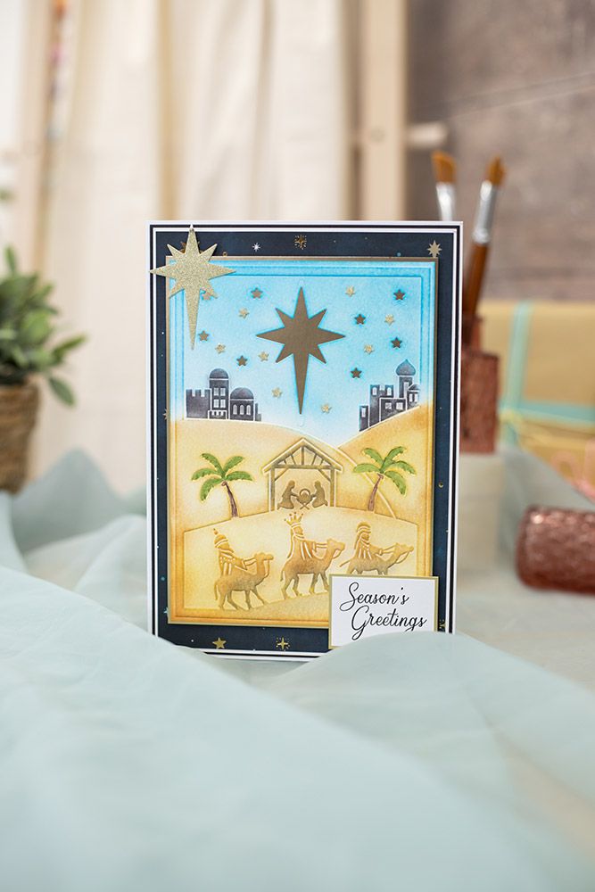 Bethlehem Collection 5" x 7" - Cut and Emboss Folder - Follow The Star