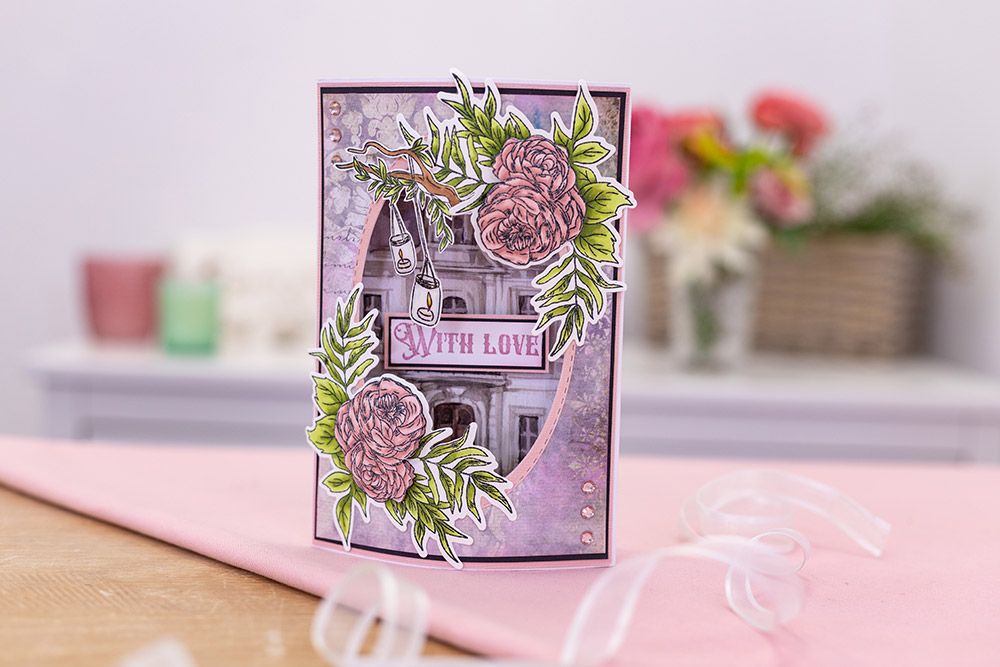 Belle Countryside - Clear Acrylic Stamp Set - Lumieres & Lanterns