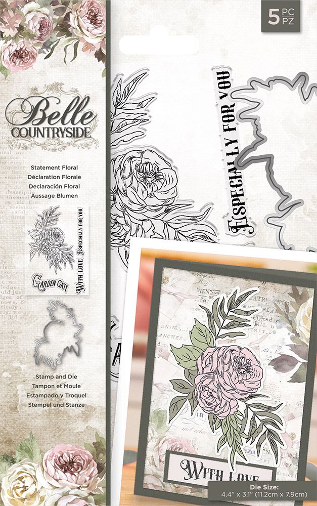 Belle Countryside - Stamp & Die Set - Statement Floral