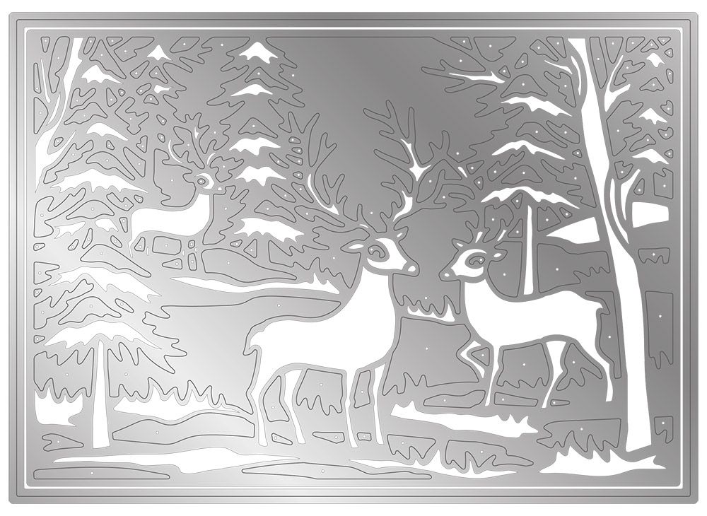 Gemini - Create A Card - Winter Stags