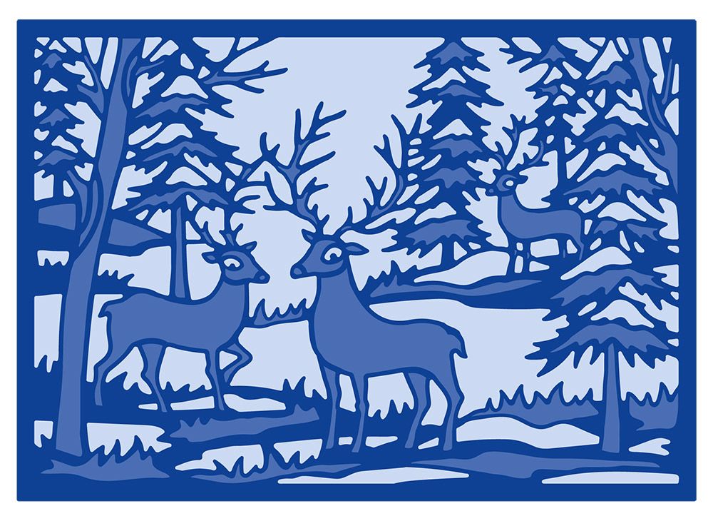 Gemini - Create A Card - Winter Stags