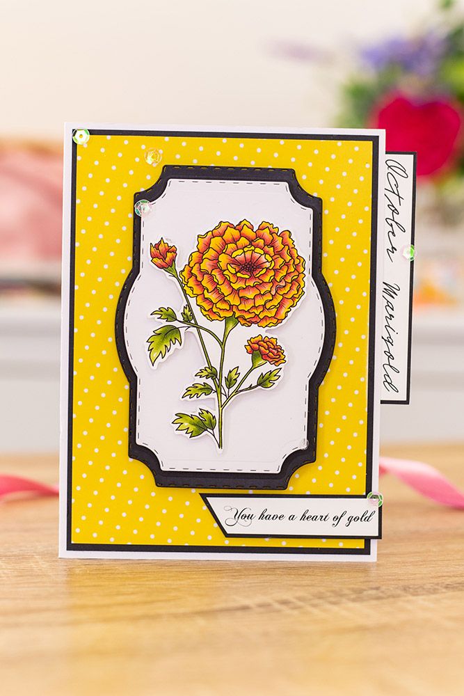 Gemini - Stamp & Die -October - Marigold