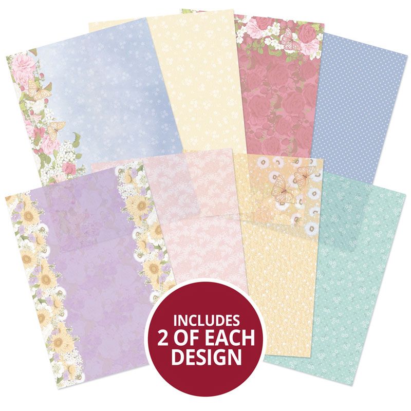 Hunkydory Fairy Blossoms Printed Parchment