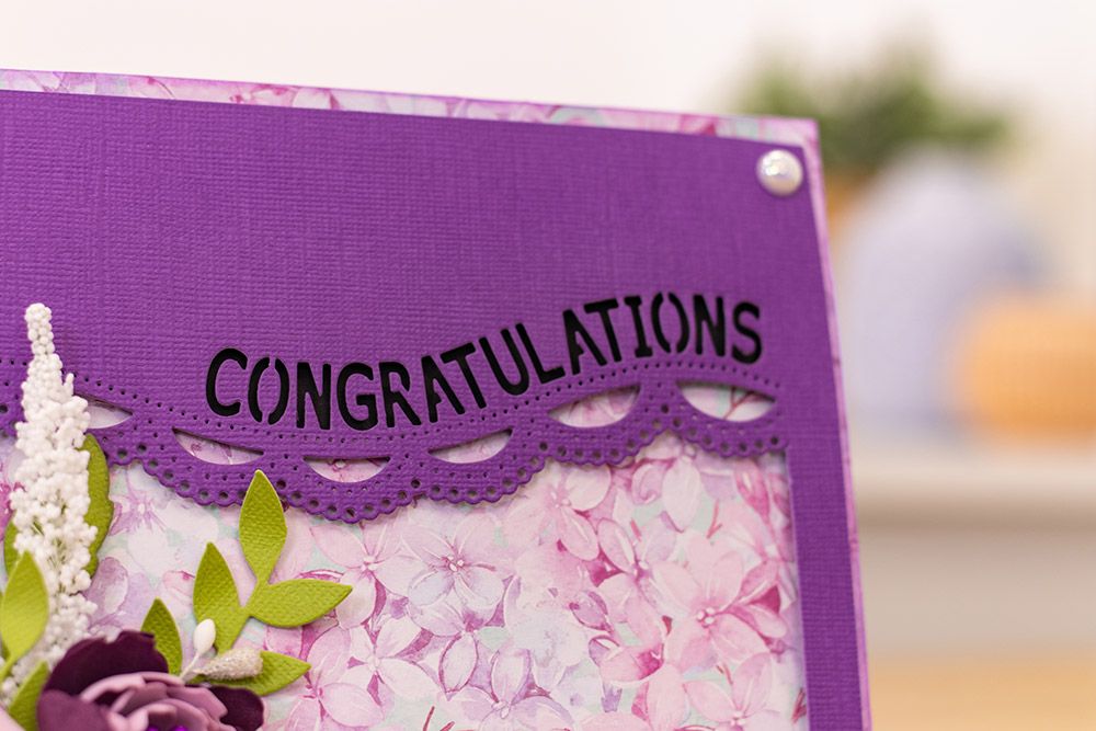 Gemini Die Edgeables - Congratulations