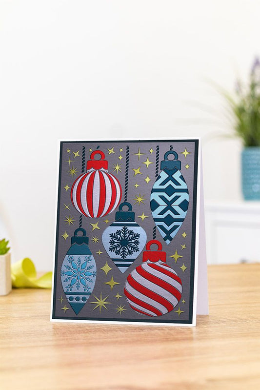 Gemini 3D Embossing Folder & Stencil - Delicate Decorations