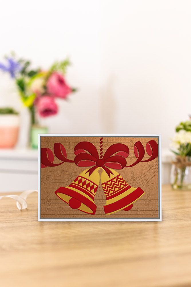 Gemini 3D Embossing Folder & Stencil - Jingle Bells