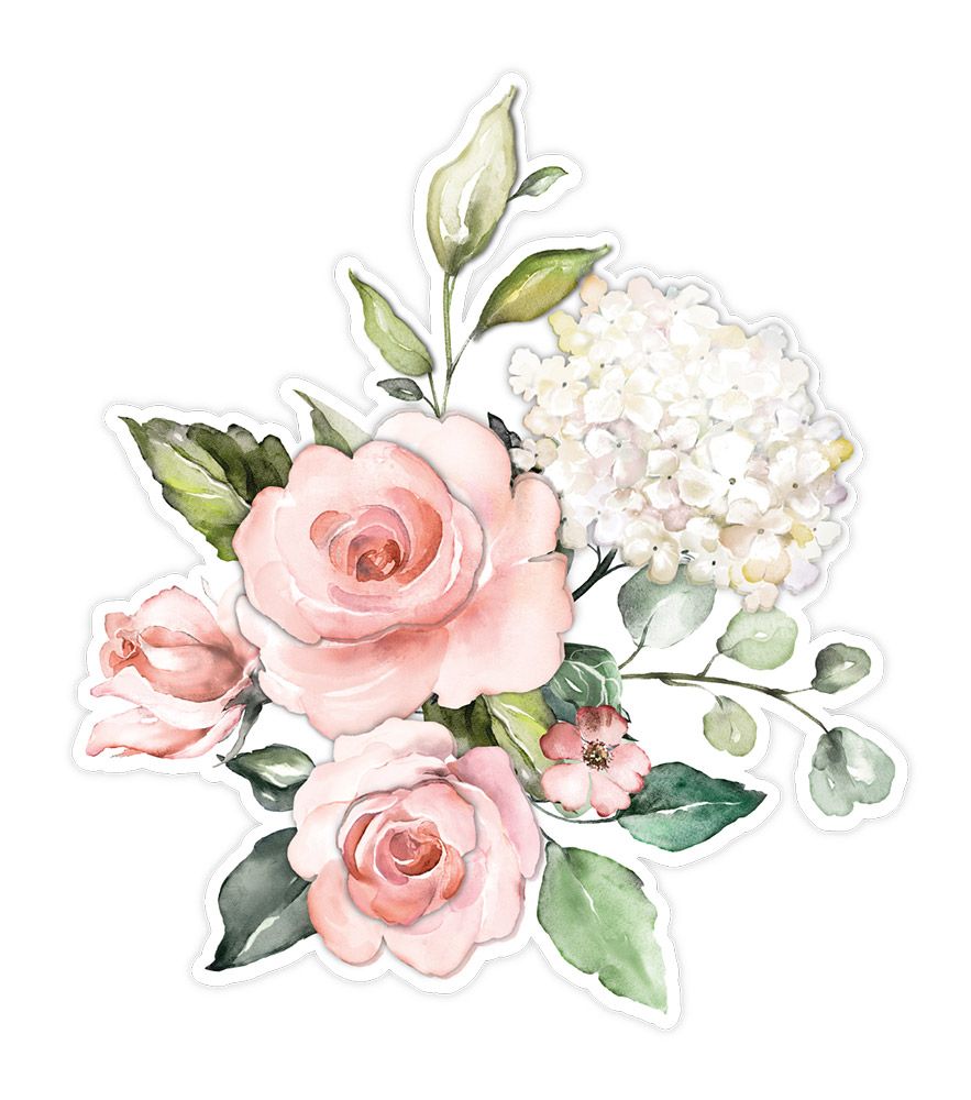 Caring Thoughts - Metal Die - Floral Decoupage Set 1