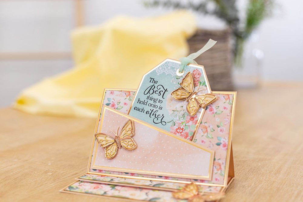 Caring Thoughts - Metal Die - Layered Butterfly