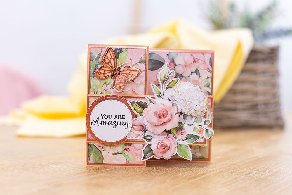 Caring Thoughts - Metal Die - Floral Decoupage Set 1