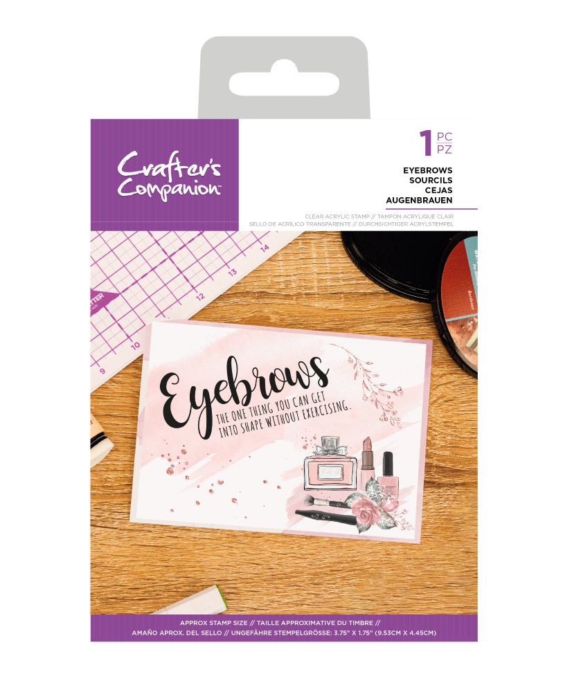 CC - Clear Acrylic Stamps - Eyebrows
