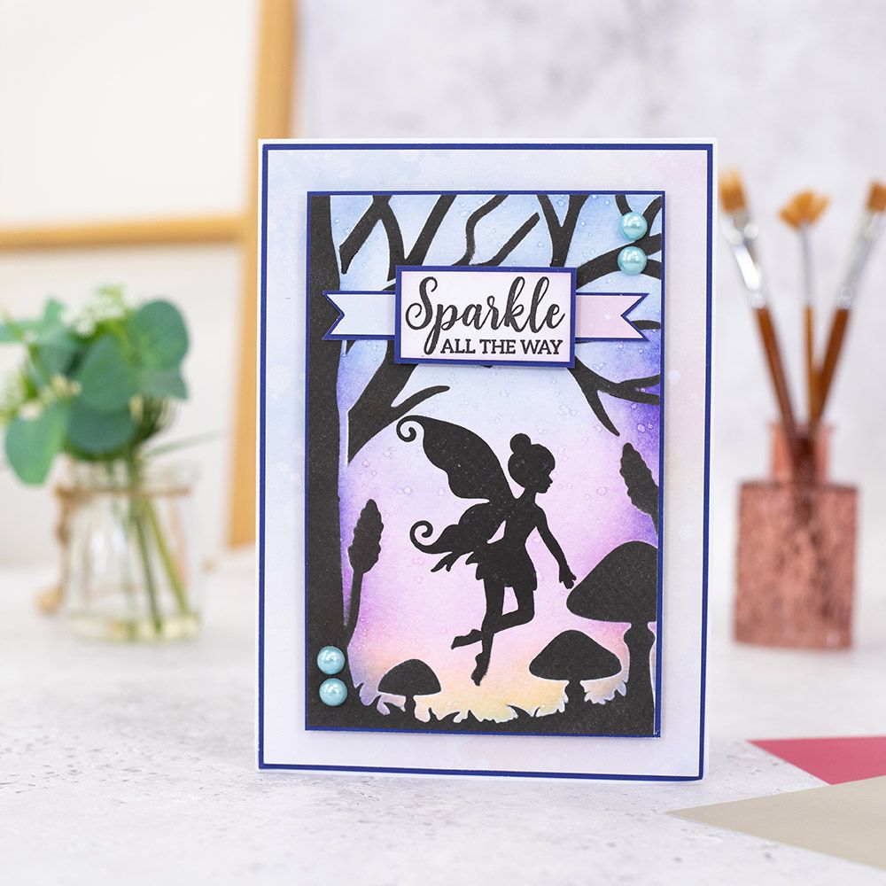 Crafter's Companion - Monthly Craft Kit -Stencils & Silhouette Stamps Box 43