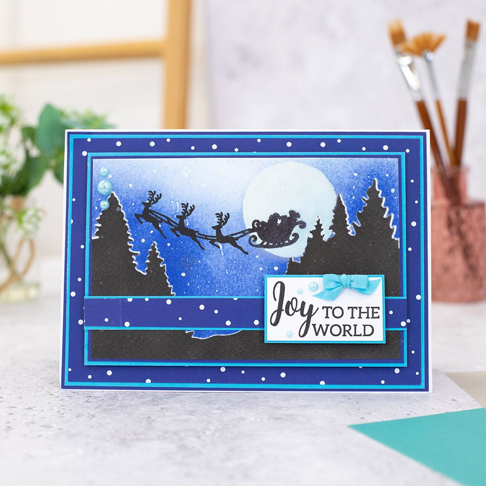 Crafter's Companion - Monthly Craft Kit -Stencils & Silhouette Stamps Box 43