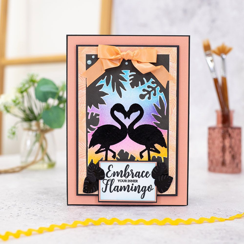 Crafter's Companion - Monthly Craft Kit -Stencils & Silhouette Stamps Box 43