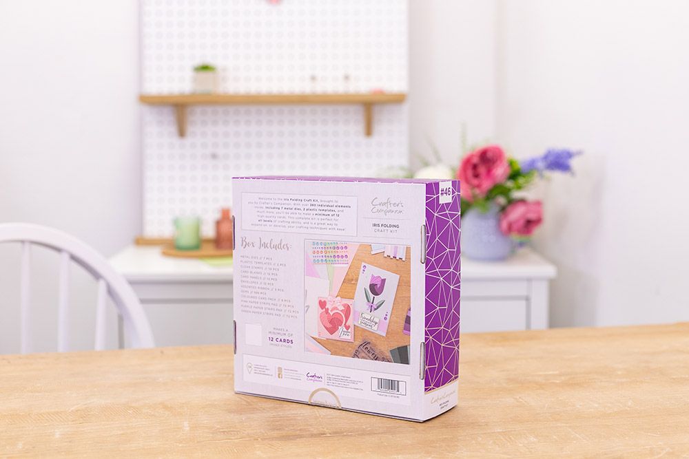 Crafters Companion - Monthly Craft Kit - Iris Folding - Box 46