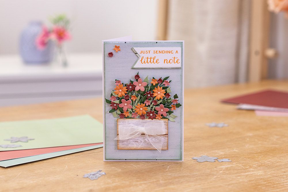 Crafters Companion - Monthly Craft Kit - Say it with Flowers Craft Kit - Box 48