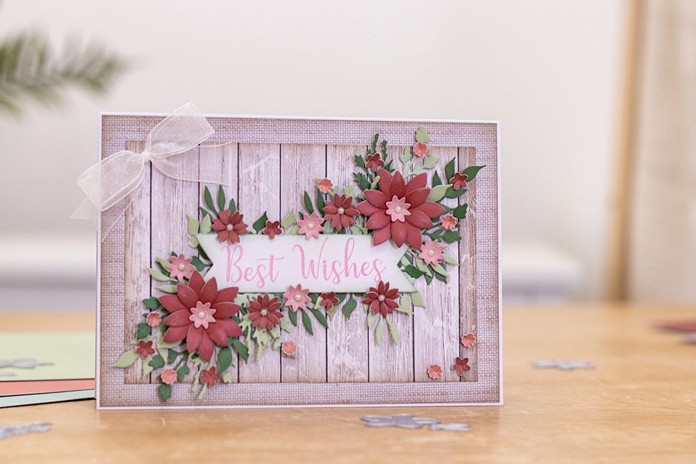 Crafters Companion - Monthly Craft Kit - Say it with Flowers Craft Kit - Box 48
