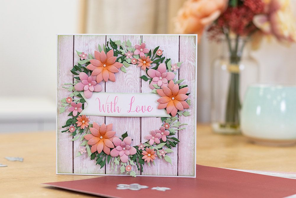 Crafters Companion - Monthly Craft Kit - Say it with Flowers Craft Kit - Box 48