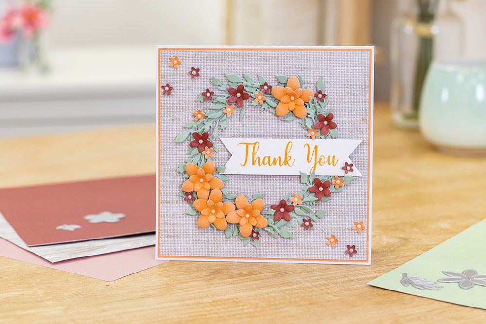 Crafters Companion - Monthly Craft Kit - Say it with Flowers Craft Kit - Box 48