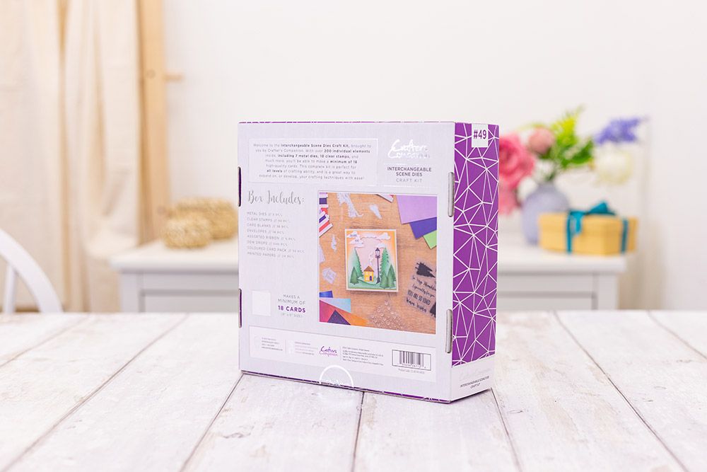 Crafters Companion Monthly Craft Kit - Interchangeable Scene Dies - Box 49