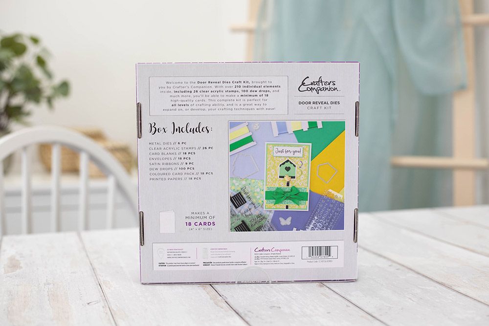 Crafters Companion Monthly Craft Kit - Door Reveal Dies Craft Kit - Box 56