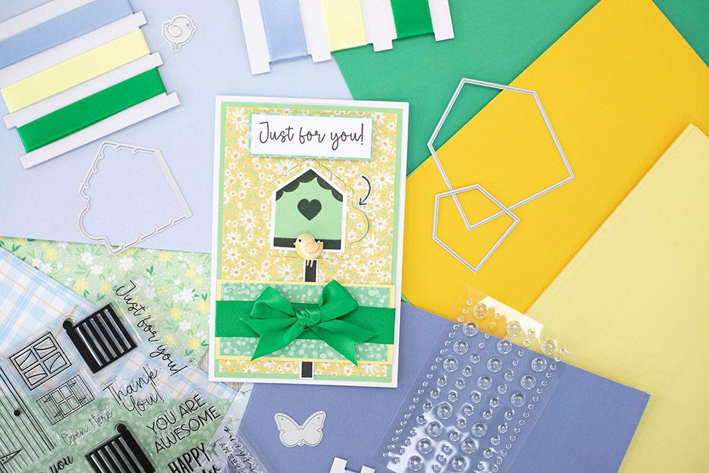 Crafters Companion Monthly Craft Kit - Door Reveal Dies Craft Kit - Box 56