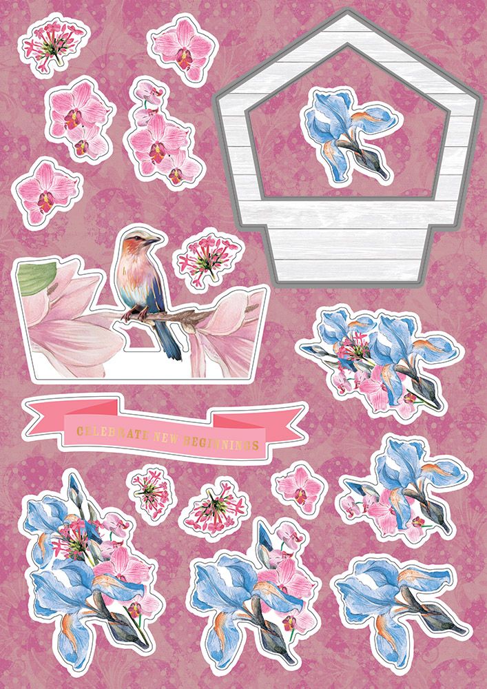 Crafters Companion - Rocker Card Kit - Spring Greetings