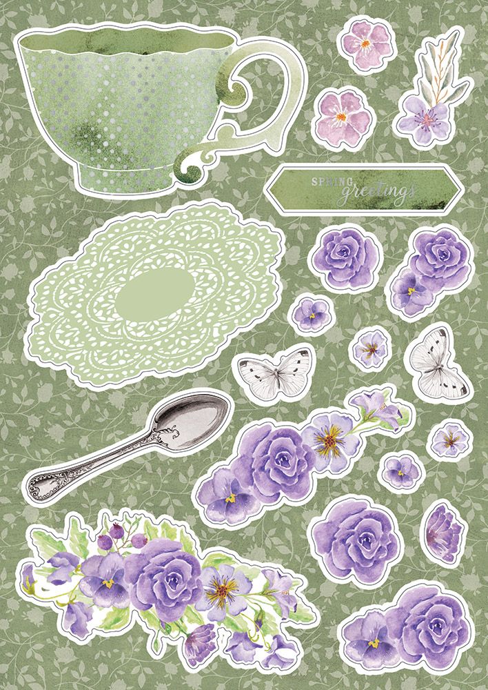 Crafters Companion - Rocker Card Kit - Spring Greetings