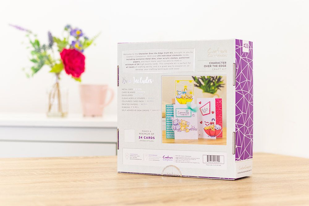 Crafters Companion Monthly Craft Kit - Character Over The Edge - Box 28