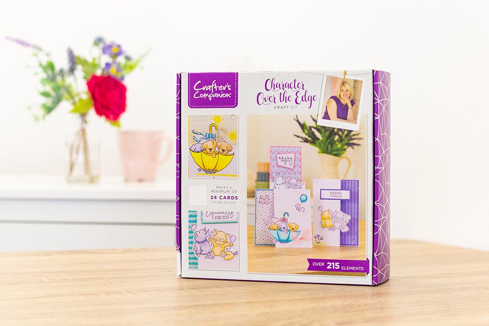 Crafters Companion Monthly Craft Kit - Character Over The Edge - Box 28