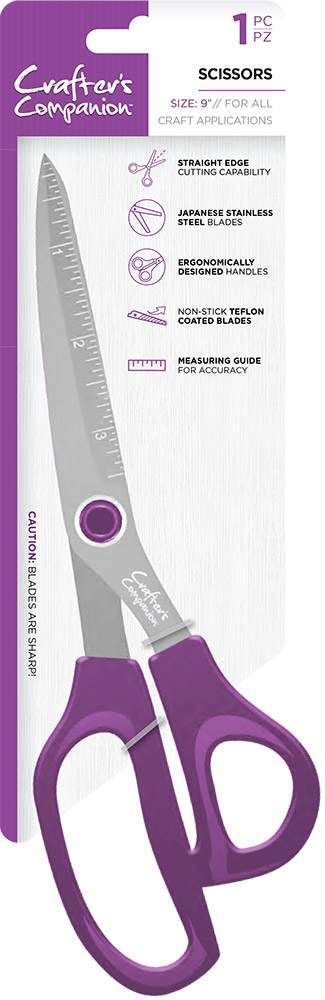 Crafter's Companion - Professional Scissors - 9" Straight