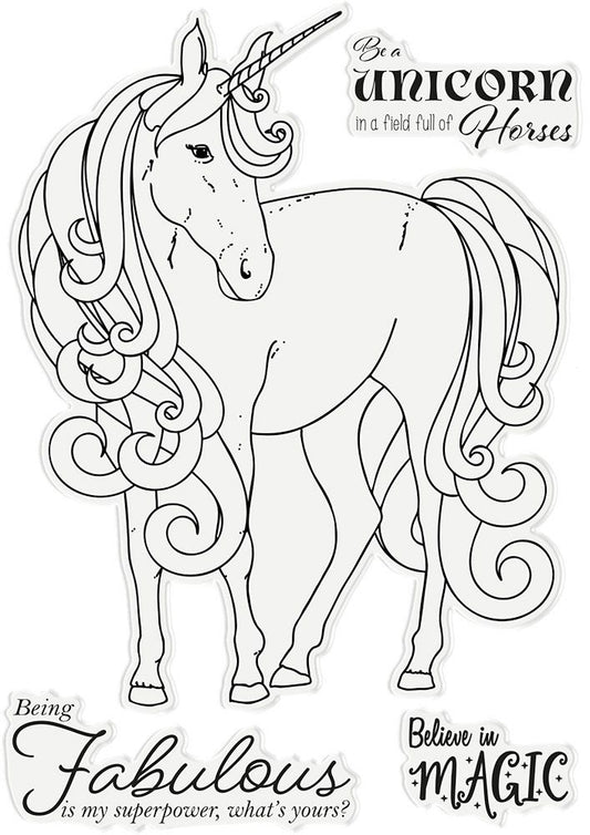 Crafters Companion Photopolymer Stamp - Believe in Magic