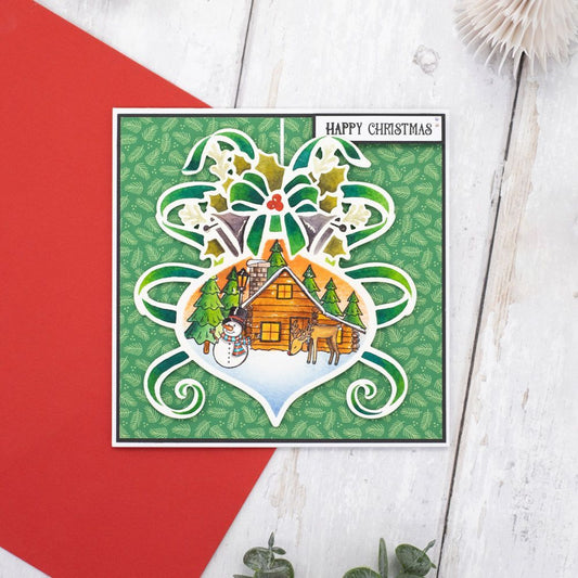 Crafters Companion Celebrate the Season Photopolymer Stamp - Home for the Holidays