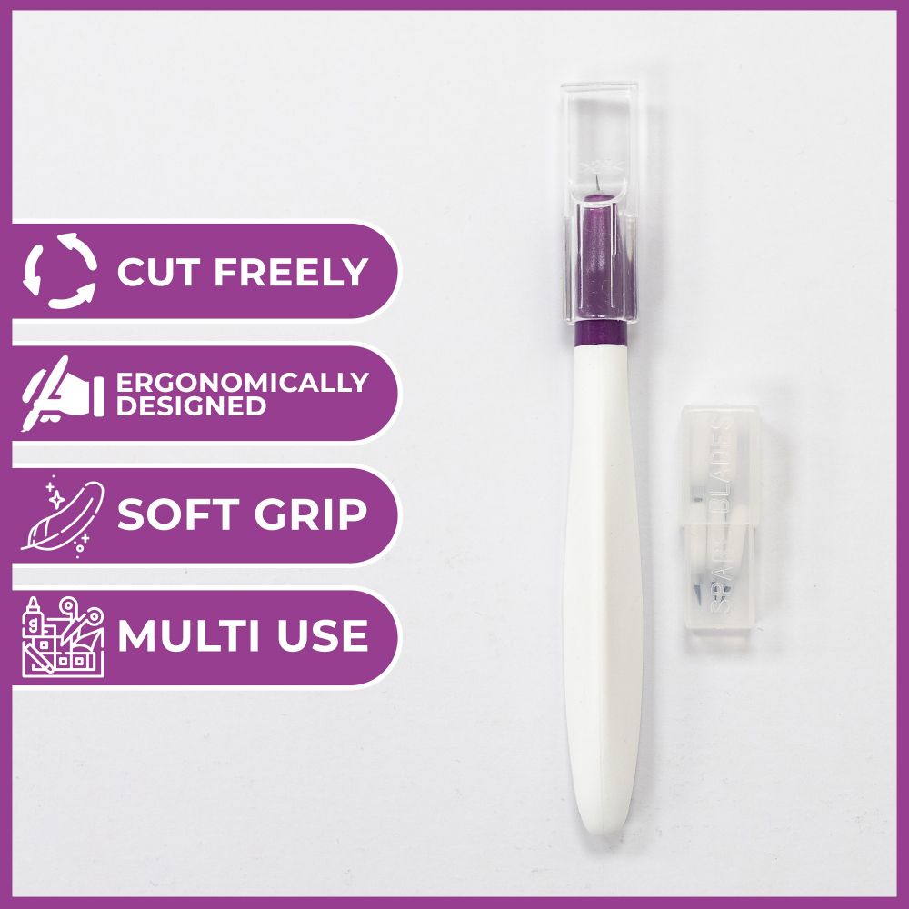 Crafters Companion Softgrip Craft Knife - Swivel