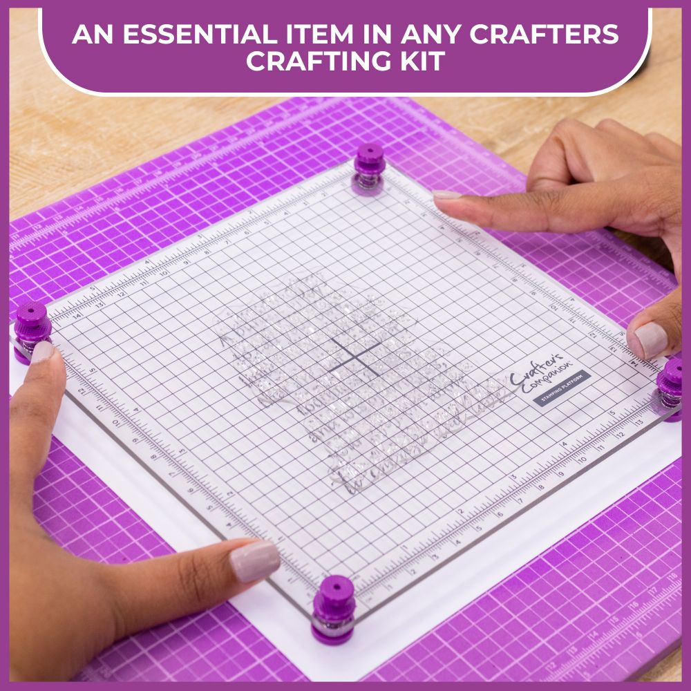 Crafter's Companion 6" x 6" Stamping Platform