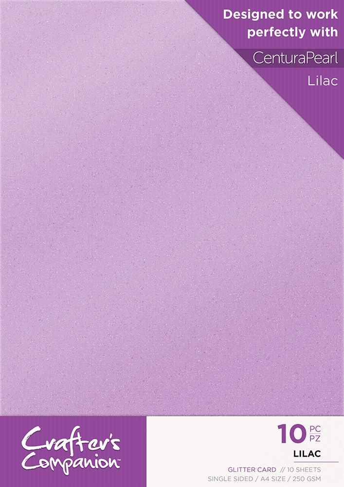 Crafters Companion Glitter Card 10 Sheet Pack