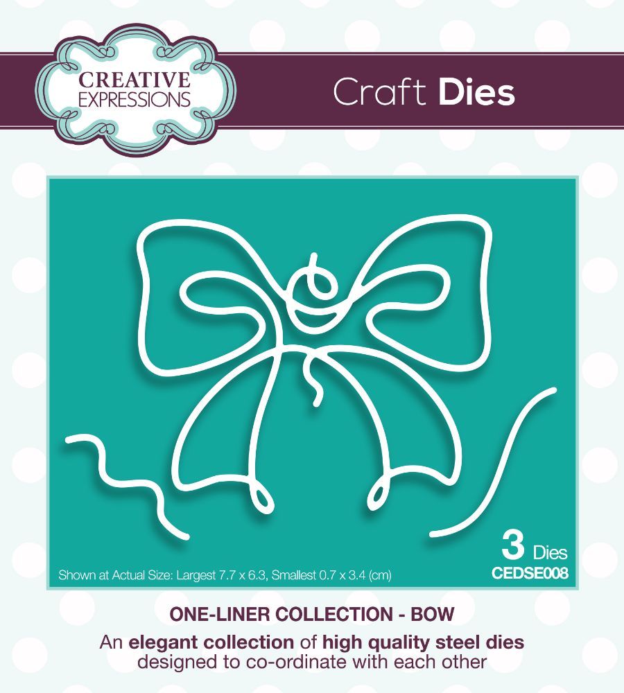 Creative Expressions One-liner Collection Bow Craft Die