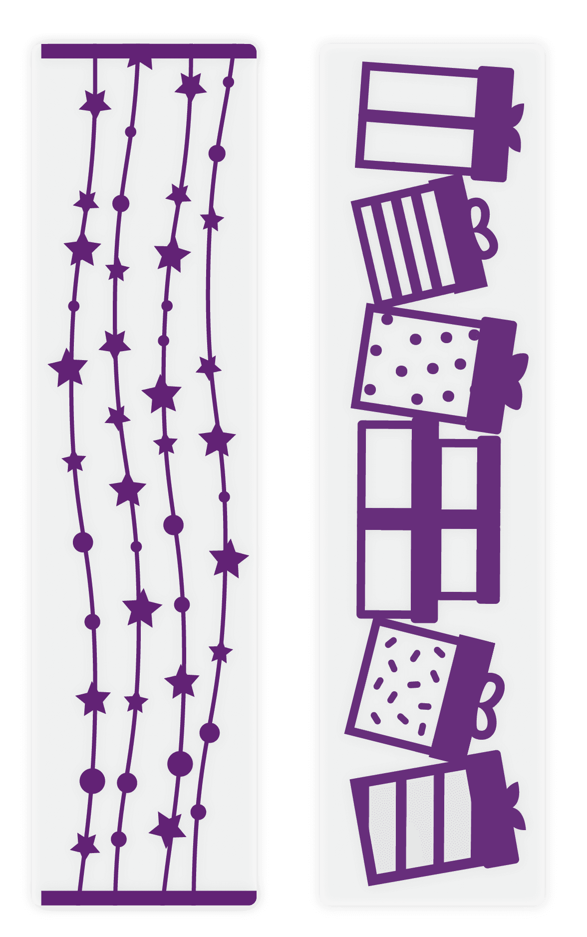Gemini Embossing Folder 2 PC - Celebration Borders