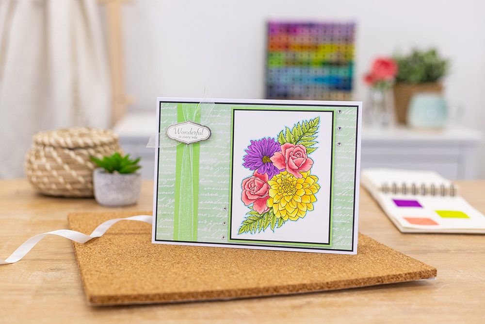 Crafters Companion Card Front Colouring Pads 3.75"X5- Butterflies And Botanics