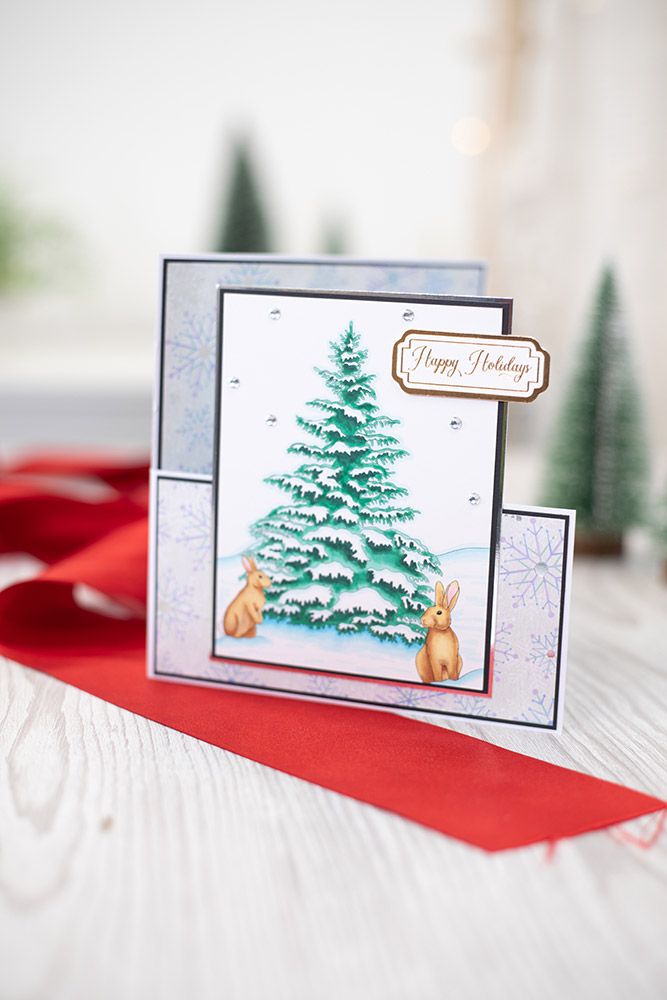 Crafters Companion Christmas Card Front Colouring Pads - Winter Scenes