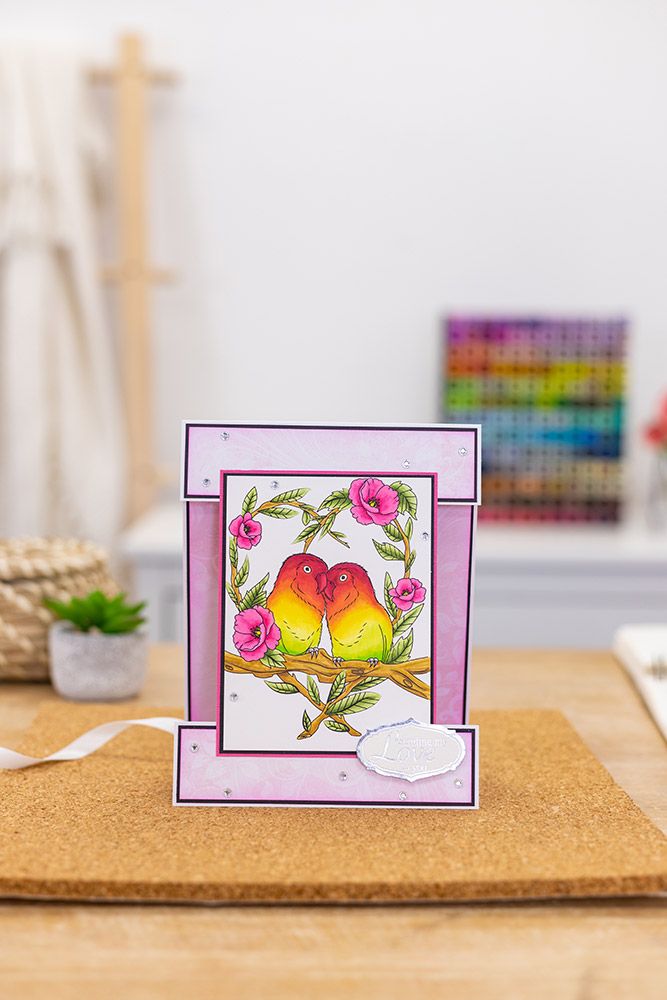 Crafters Companion Card Front Colouring Pads 3.75"X5- Floral Flight