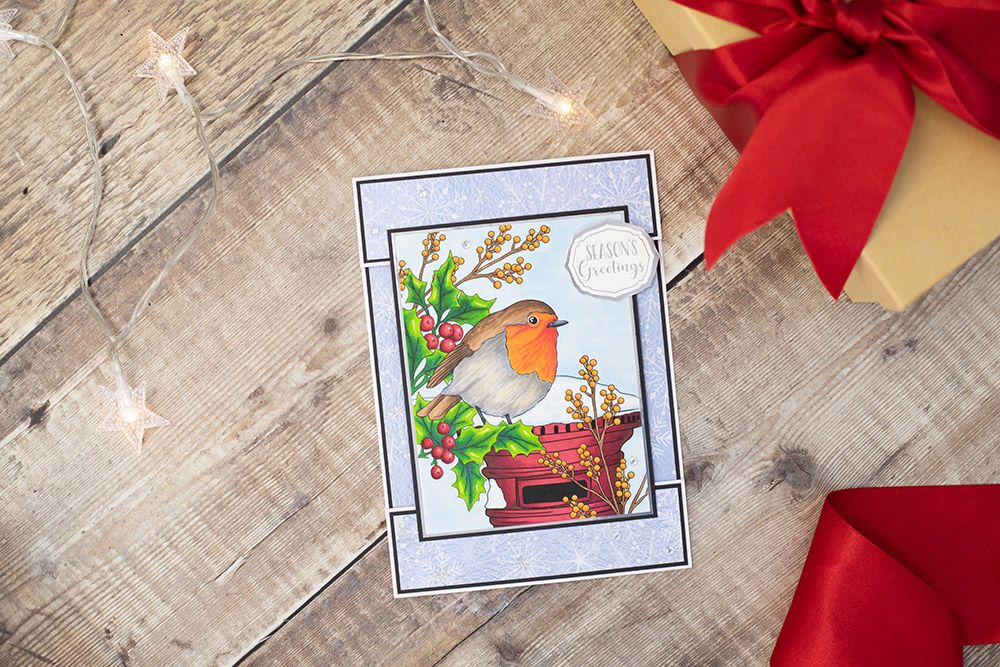 Crafters Companion Christmas Card Front Colouring Pads - Winter Scenes