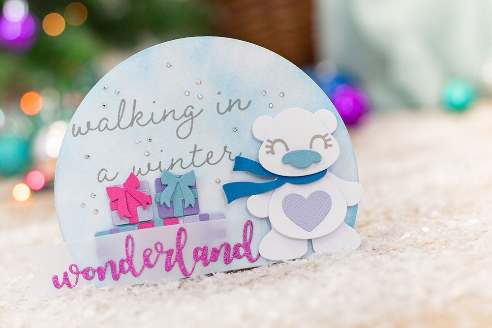 Gemini Build-a-Character Stamp and Die - Polar Bear