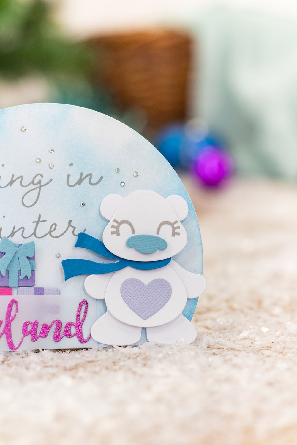 Gemini Build-a-Character Stamp and Die - Polar Bear