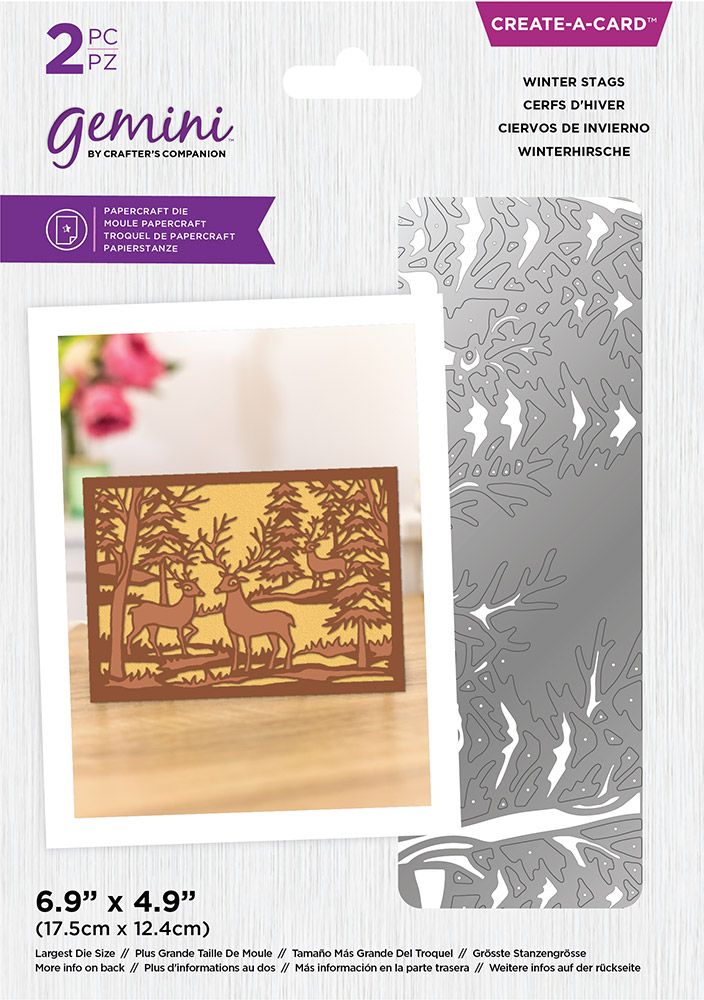 Gemini - Create A Card - Winter Stags