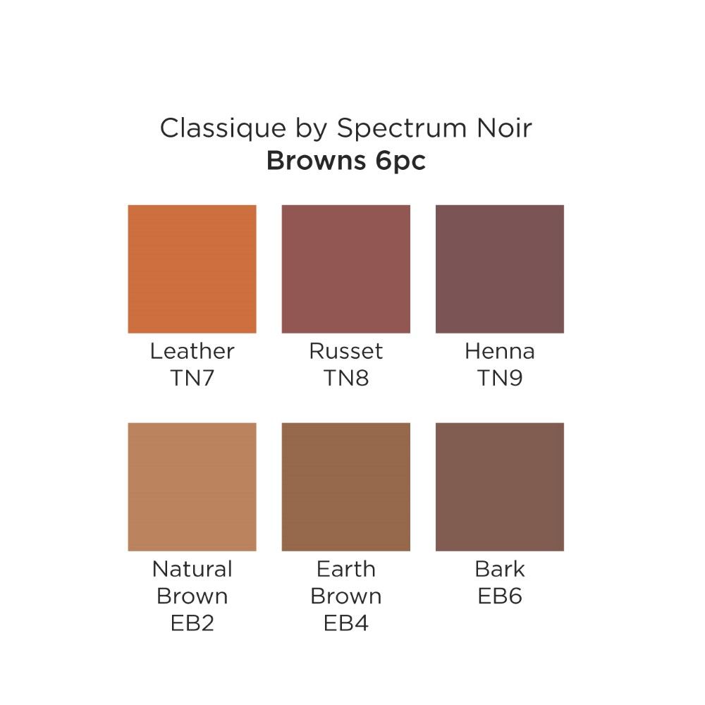 Spectrum Noir Classique 6PC - Browns