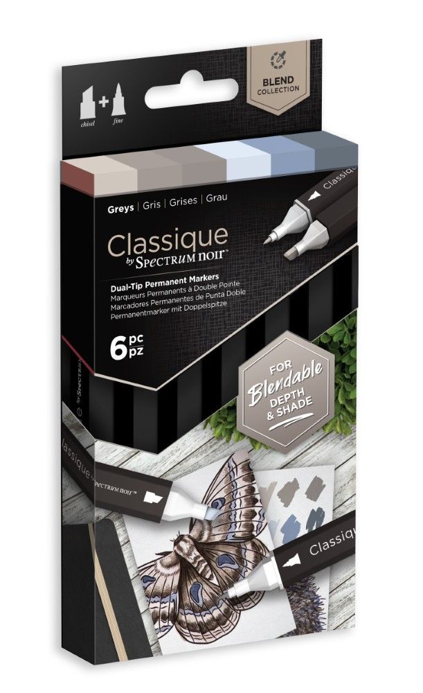 Spectrum Noir Classique 6PC - Greys